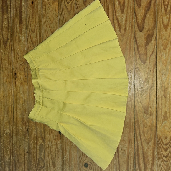 Sunny Yellow Circle Skirt with Elastic Waist - Picture 4 of 5